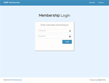 Tablet Screenshot of members.kssp.in
